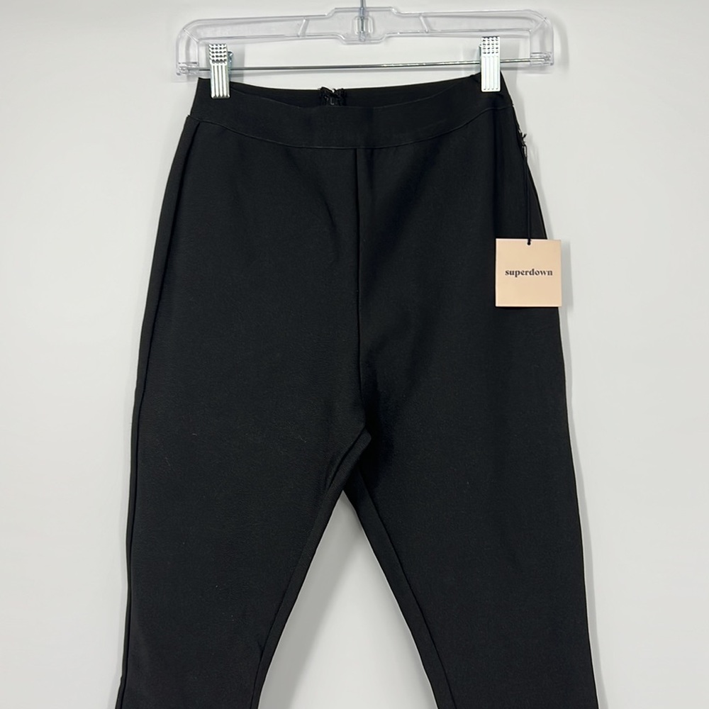 superdown Julie Bandage Pant in Black - Picture 5 of 6